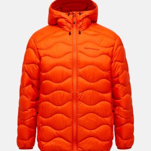 peak performance men helium hood jkt orange